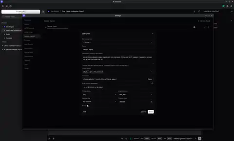 External worker agent setup